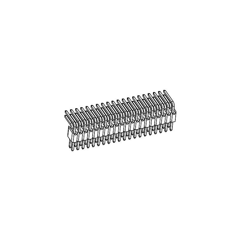 排针PH1.27mm双排90度系列